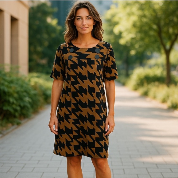 VINTAGE Rabbit Rabbit Rabbit Designs Dress Size 14  Beautiful 🥰 - Picture 1 of 10